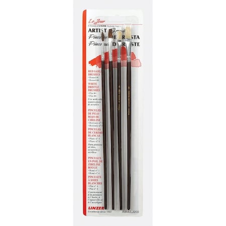 No. 1/4/8 In. Assorted Artist Paint Brush Set